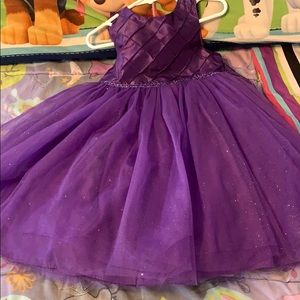 Purple sparkly formal dress size 3T